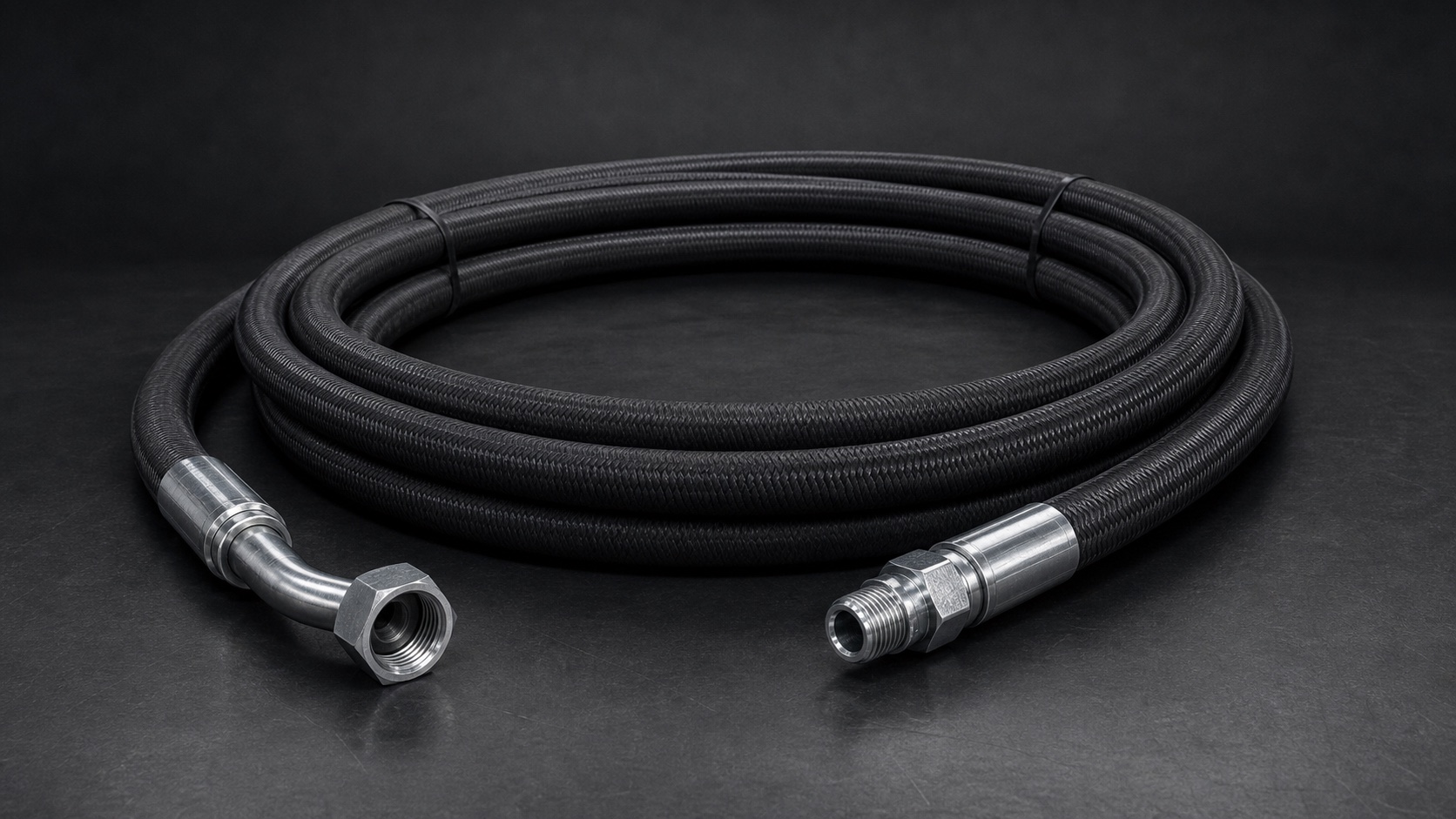 Standard coiled hydraulic hose assembly preview